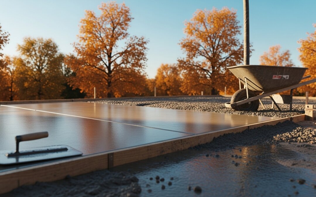 Why October Is the Perfect Month for Concrete Projects in Oklahoma