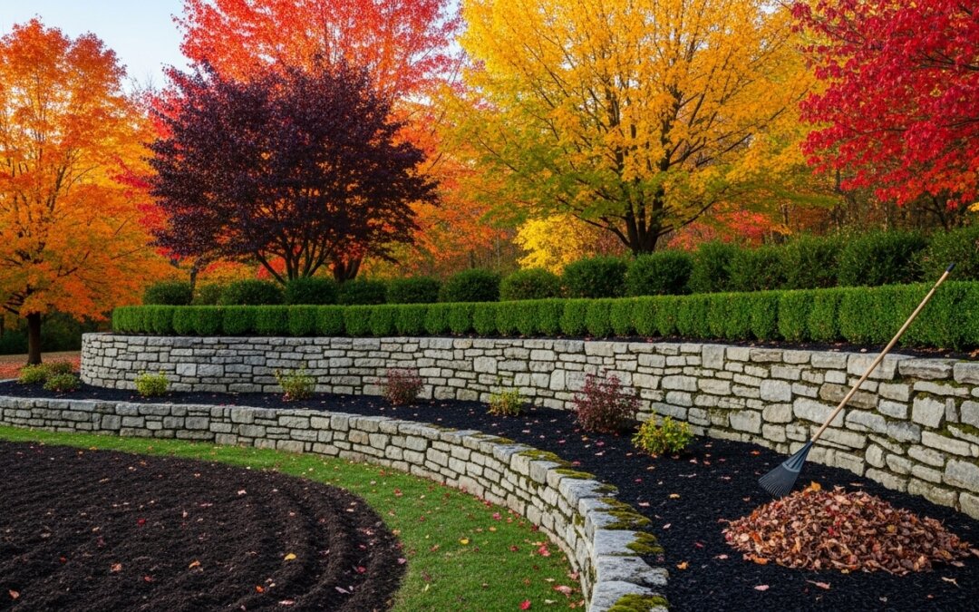 Fall Landscaping and Retaining Wall Maintenance